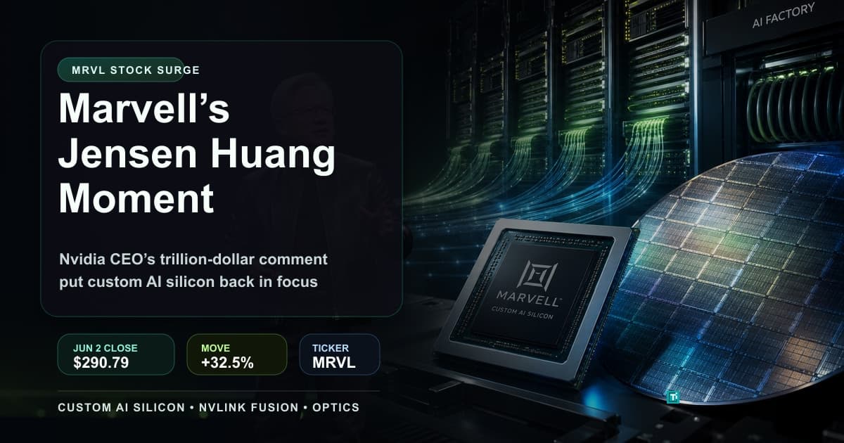 Why Marvell Stock Surged After Jensen Huang’s Nvidia Comments
