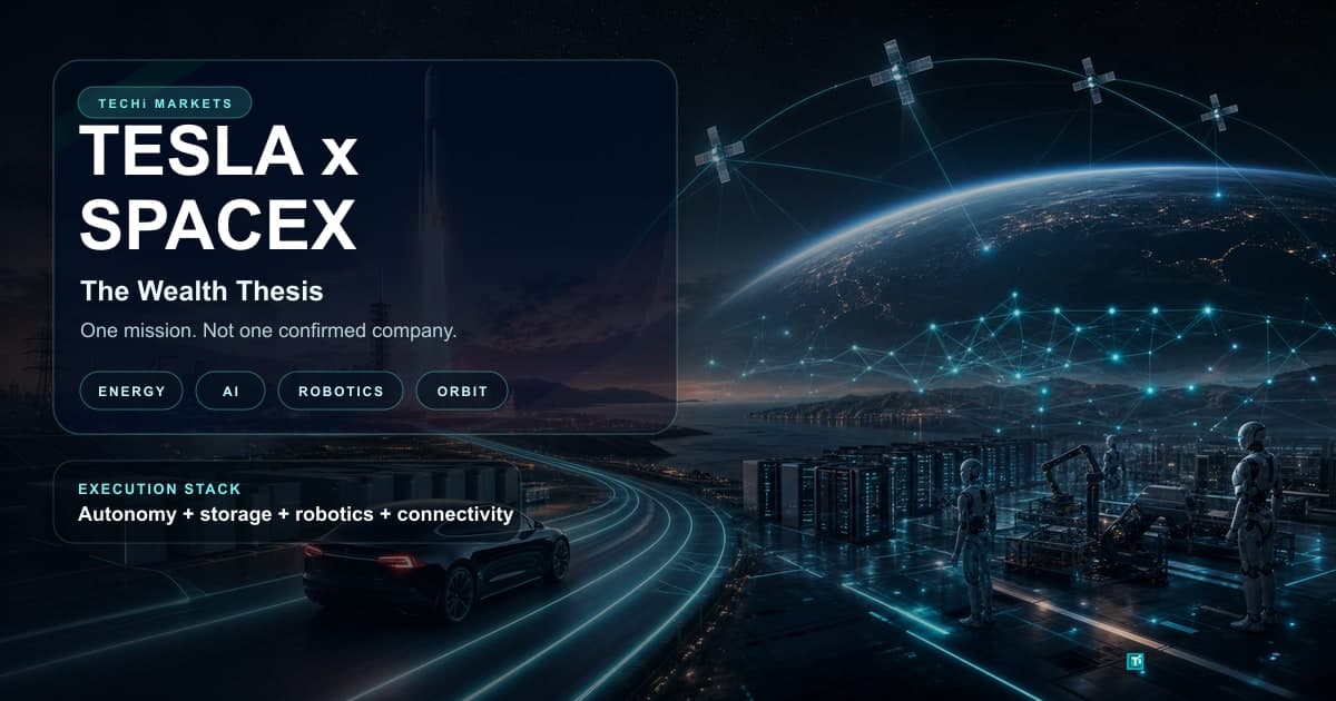 The Tesla-SpaceX Wealth Thesis: One Mission, Not Two Companies