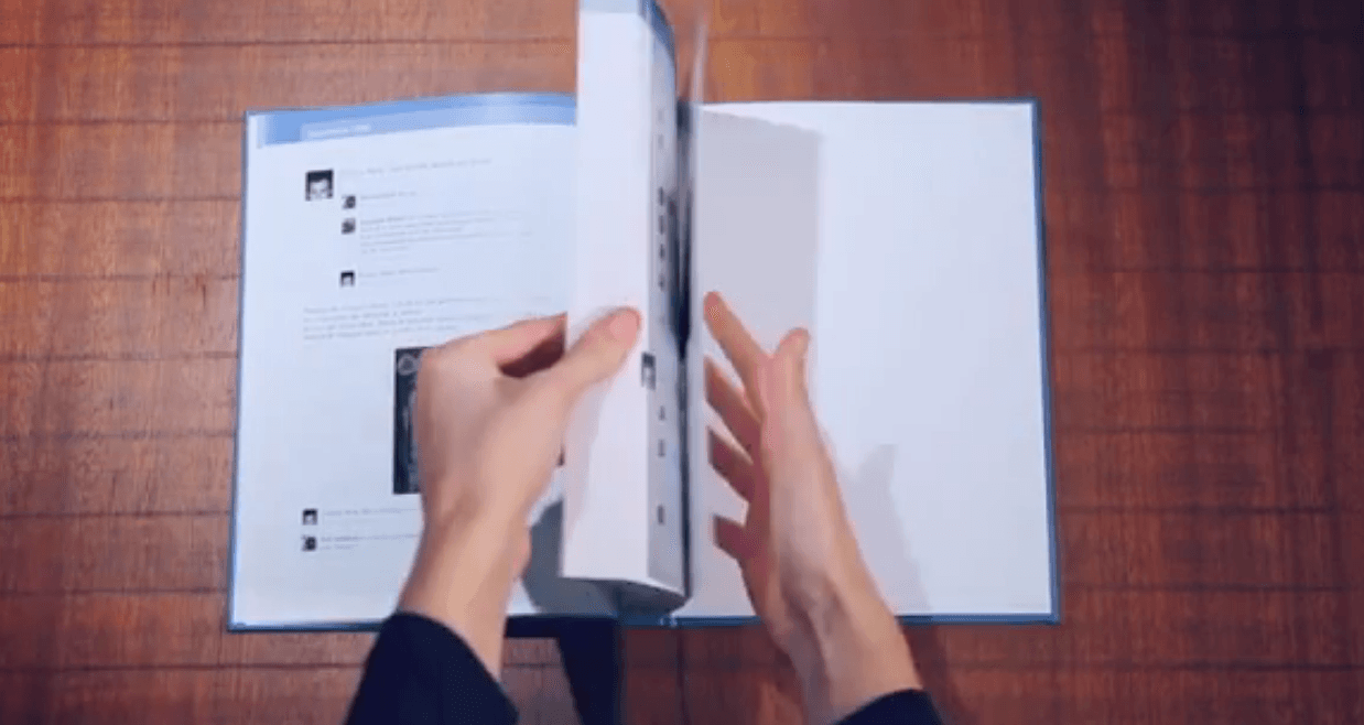 Bouygues Telecom, a French mobile phone company, has released a great way to preserve digital memories. Instead of slapping pictures into a photo album with a few captions, the company thought it would be cool if they