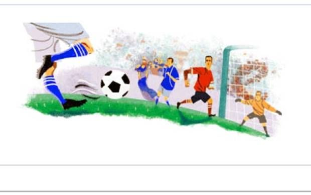 The Google home page today celebrates the World Cup all across the planet, except (strangely) in the US, where the search giant is celebrating the...