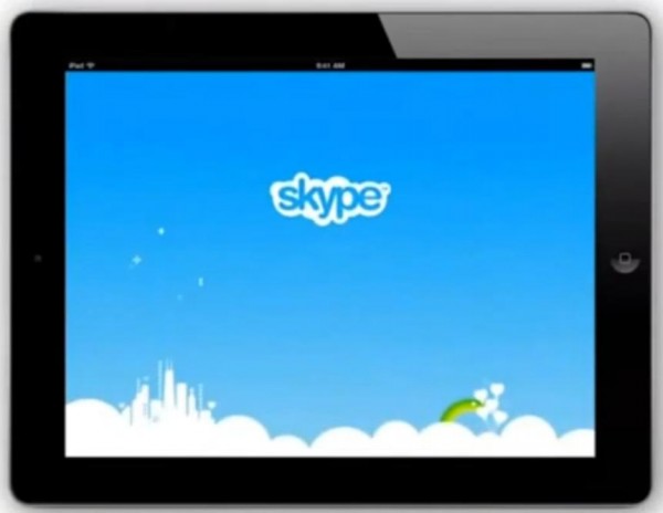 Skype iPad app image