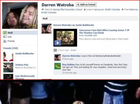After the Stanley Cup loss which lead to riots last night in Vancouver, outraged Canadians have taken their fight for justice to Facebook and social...
