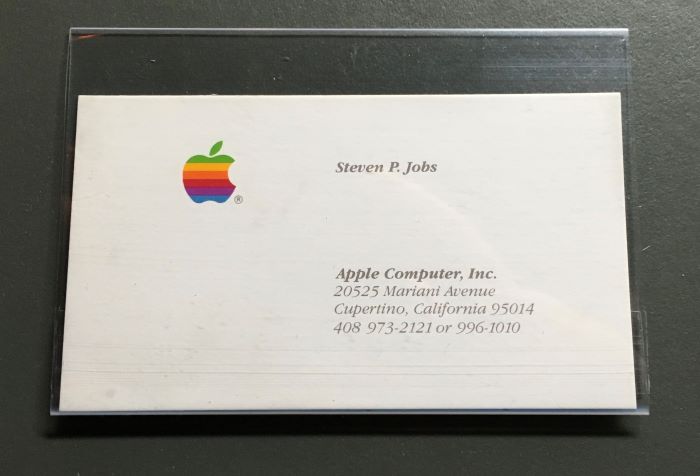 Steve Jobs Business Card