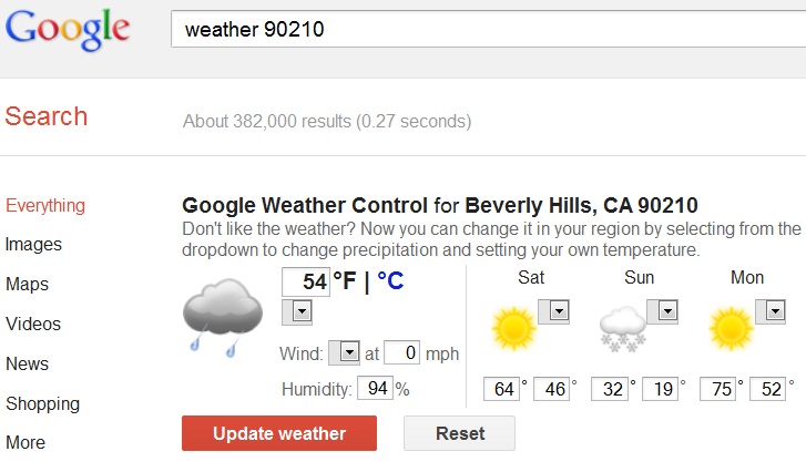 Google Weather