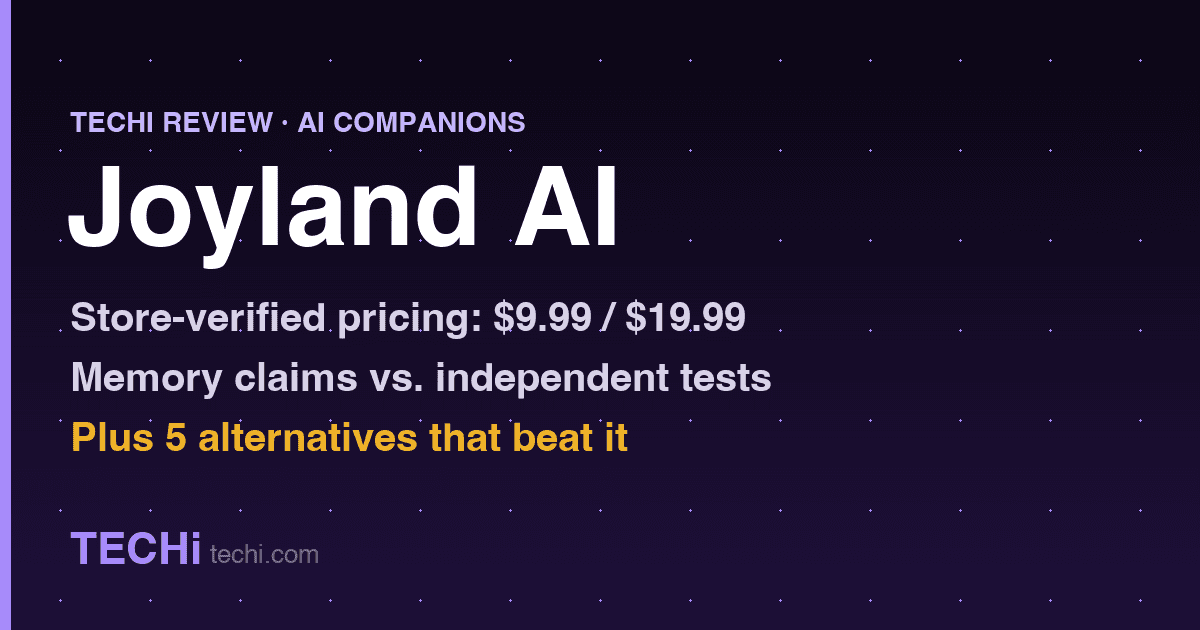 Joyland AI Review: Features, Pricing, NSFW Reality, and the Best Alternatives