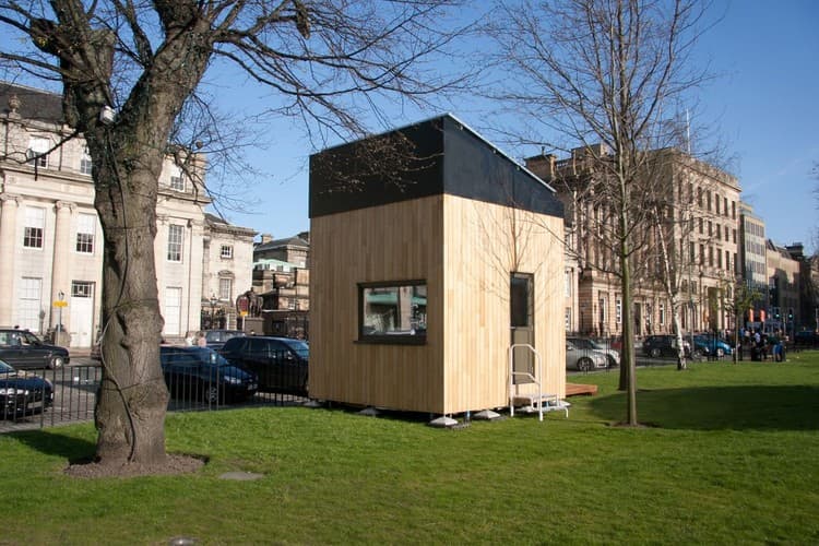 All the things I want in the house of the future are represented in the Cube. It's a 3 x 3 x 3 meter home that...
