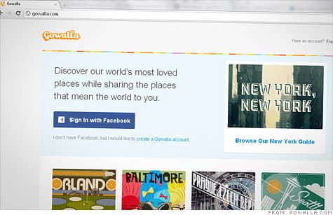 Gowalla Facebook
