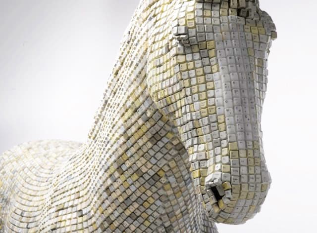 Keyboard keys recycled into a Trojan horse