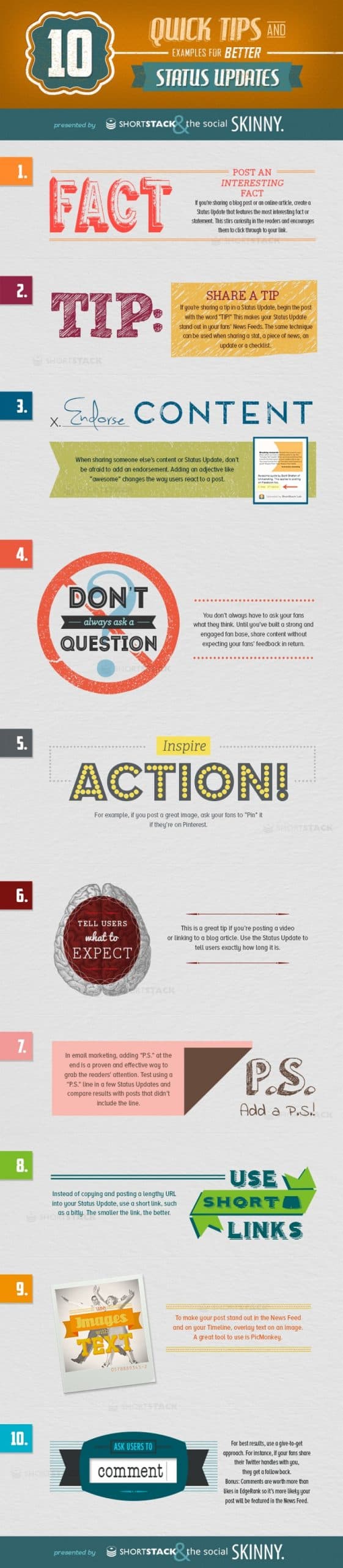 #Infographic: Tips for better social media updates