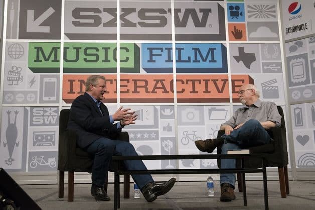 I'd love to tell you all about Al Gore's speech at SXSW but I was kicked out