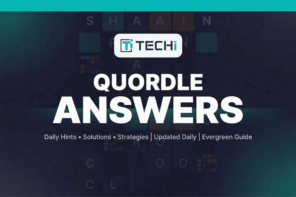 Quordle Answers Today