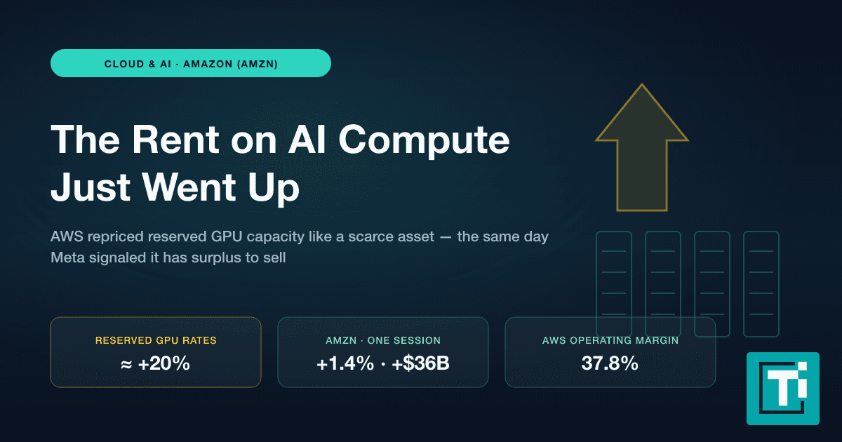 Amazon Stock: The 20% AWS Price Hike That Answers Meta's Cloud Play