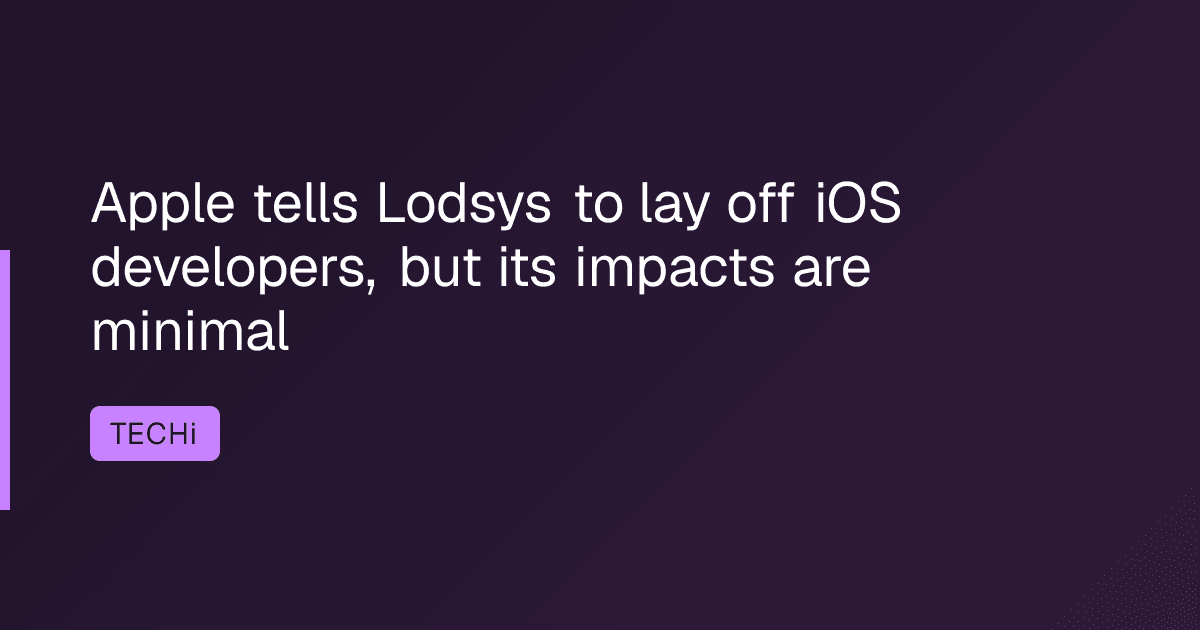Apple tells Lodsys to lay off iOS developers, but its impacts are minimal