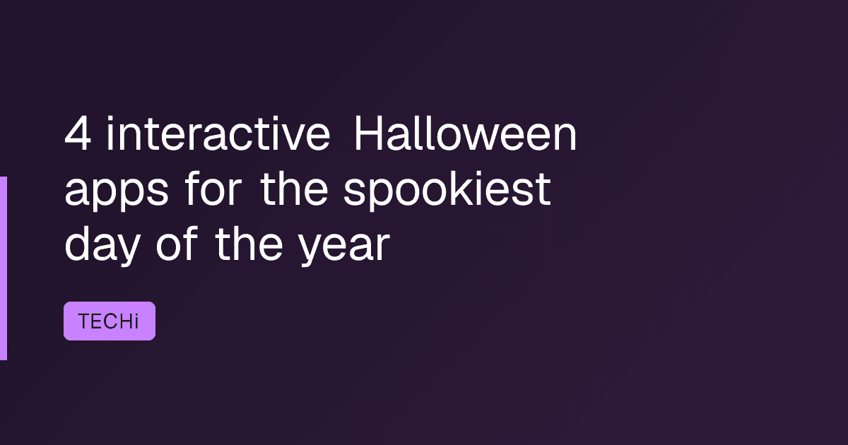 4 interactive Halloween apps for the spookiest day of the year