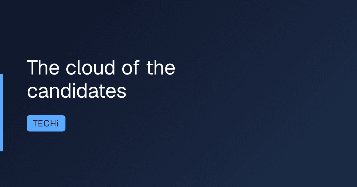 The cloud of the candidates