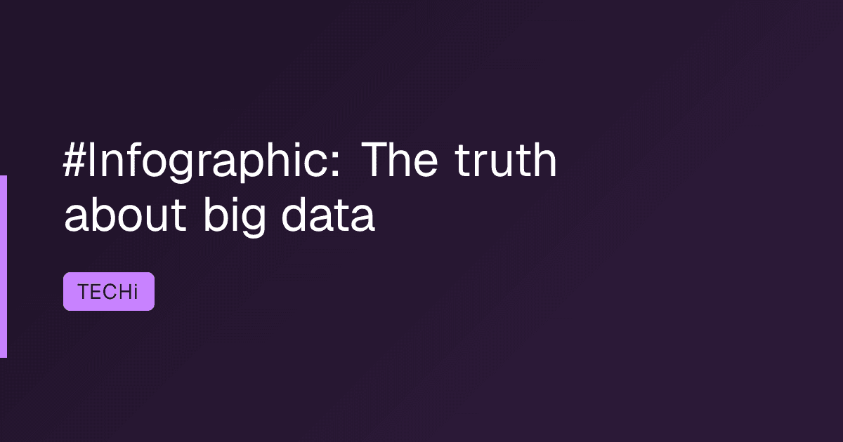 #Infographic: The truth about big data