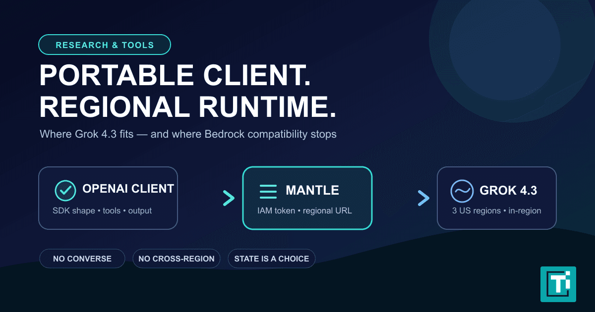 Grok on Amazon Bedrock Has an Enterprise Portability Catch