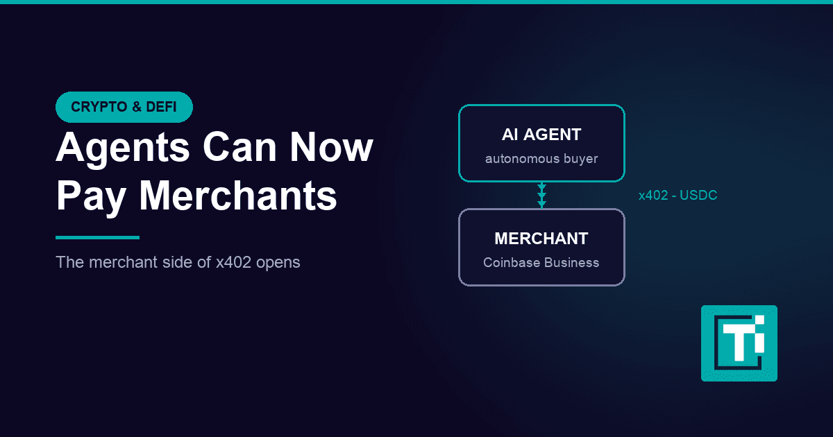 Coinbase Let Agents Pay Merchants. The Ledger Says Go Slow