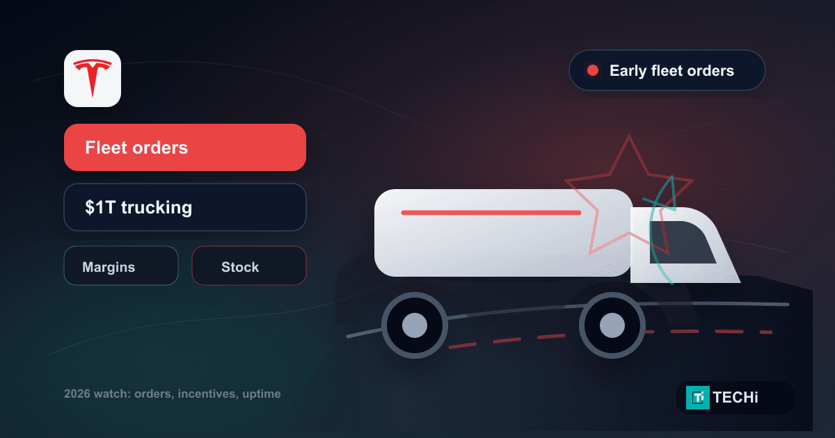 Tesla Semi momentum: fleet orders test a $1 trillion market
