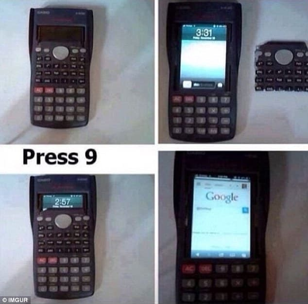 A DIY cheating calculator