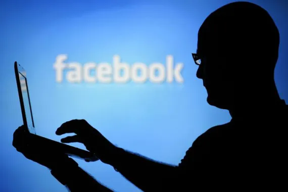 Men Covering Facebook