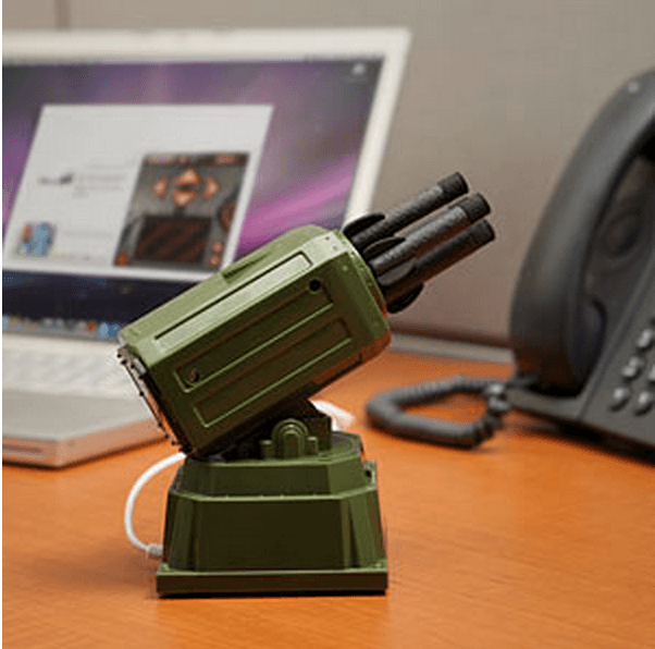 USB Rocket Launcher on Desk