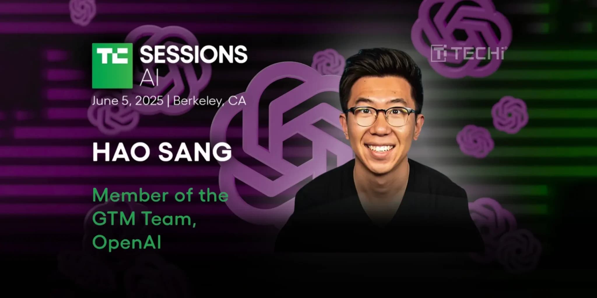 Hao Sang from OpenAI to Speak at TechCrunch Sessions: AI 2025 in Berkeley