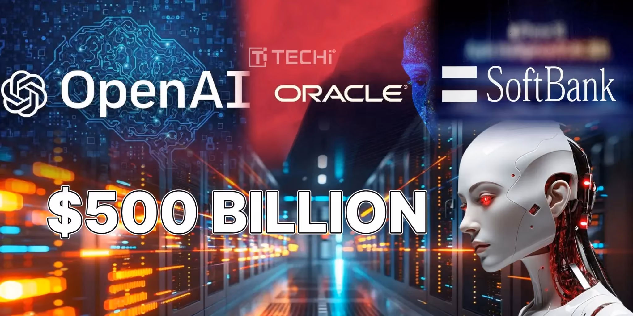 $500 Billion Stargate AI Data Centers Project by OpenAI, Oracle, and SoftBank