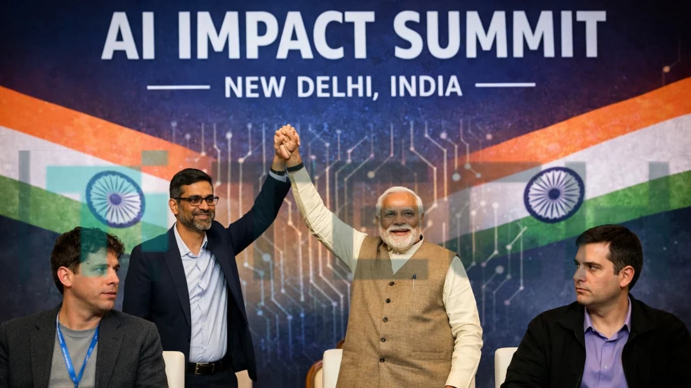 The unity of Modi AI Turns to Pose Very Awkward for Altman and Amodei