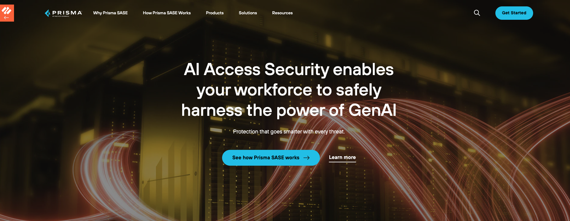Screenshot of the Palo Alto Networks AI Access Security page.