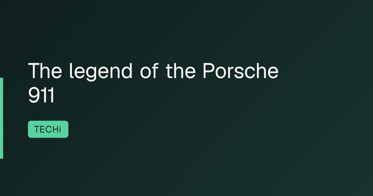 The legend of the Porsche 911
