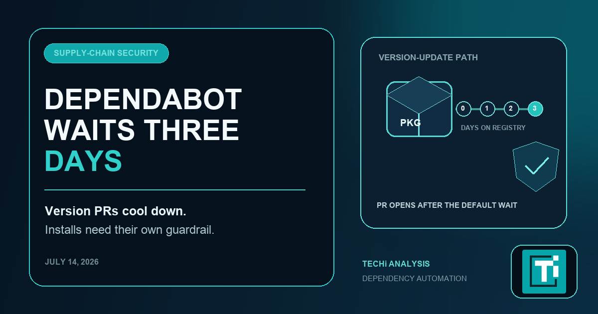 GitHub’s Dependabot Cooldown Has an Install-Layer Gap