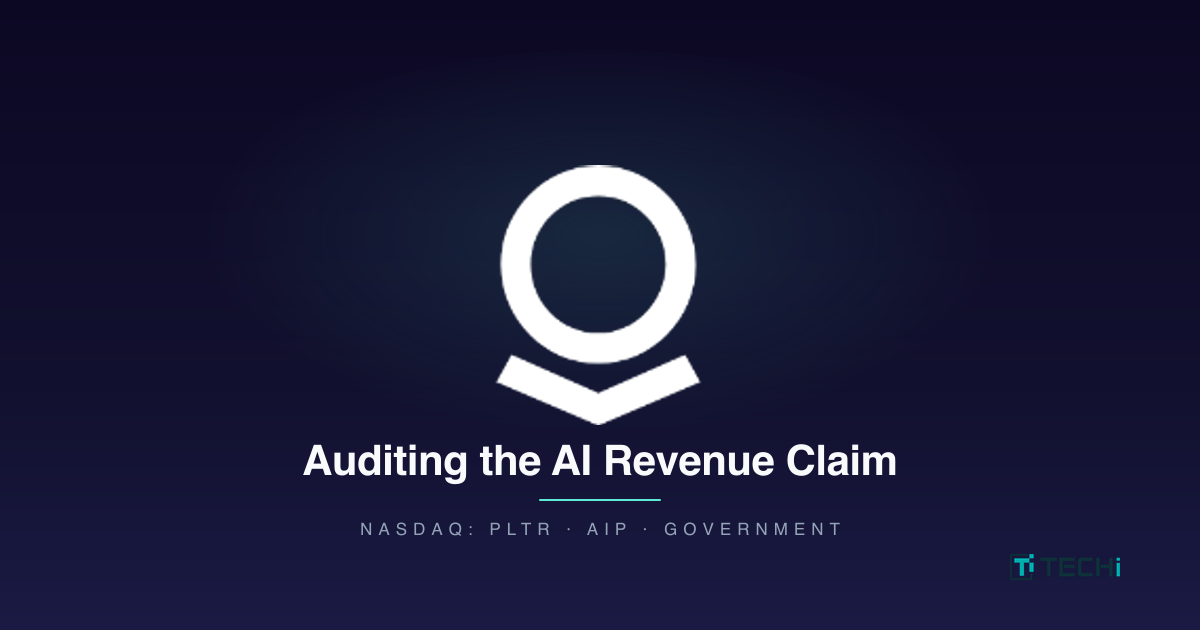Palantir (PLTR): Auditing the AI Revenue Claim