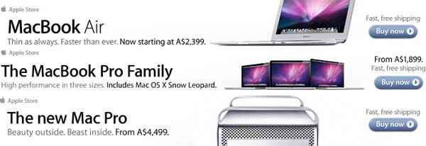 New Mac Model Hints In Oz Ads Price Blunder