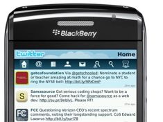 Twitter Announces Official Blackberry App, Gets a Little More Evil