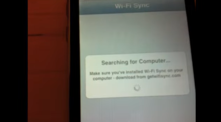 Video WiFi Sync Your iPhone
