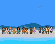 Lo-Fi LOST Pixel Personas