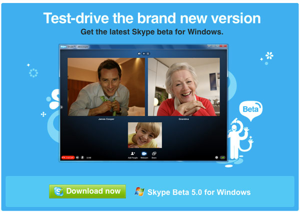 Why leave home when you can just hang out online with all your friends? Skype has now made this more possible......... well, kinda. If you are a windows...