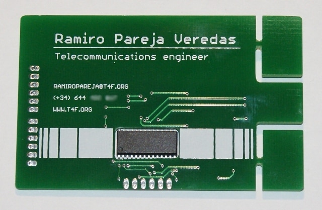 New Business Card Goes Beyond Paper