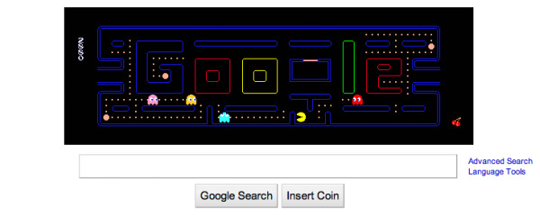 Pac-Man Comes to Google