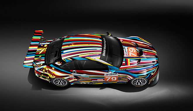 Race Cars and Explosions Inspire Design of This BMW Art Car