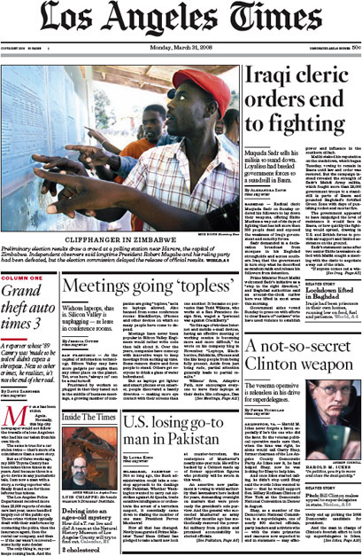 LA Times gets an iPhone habit