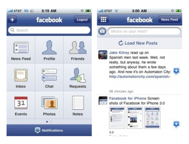 Facebook For iPhone Gets Bumped To 3.1.3