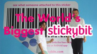 World’s Biggest Stickybit Turns Everything Digital.. And Tiny