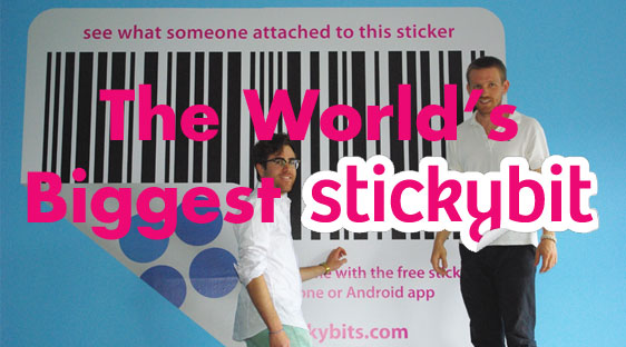 World's Biggest Stickybit Turns Everything Digital.. And Tiny