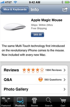 Apple Aptly Announces Apple Store App