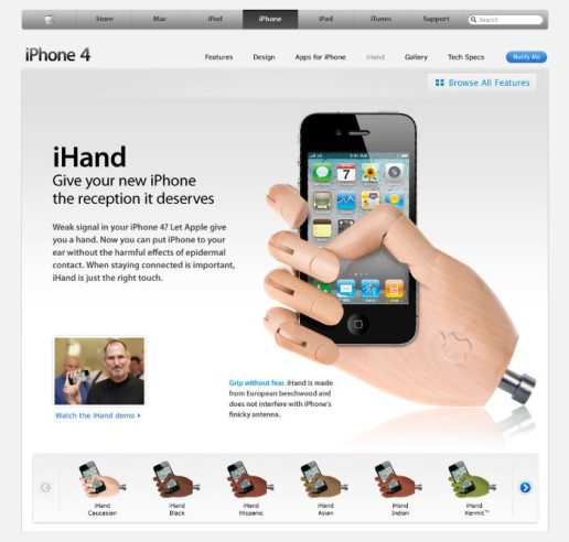iPhone 4 Signal Fiasco: Apple Gives You a Hand