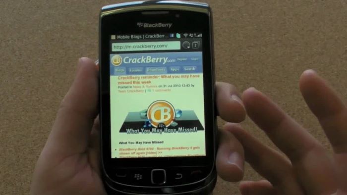 RIM Releases More Details On Blackberry 6