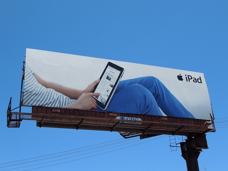 Apple iPad billboard