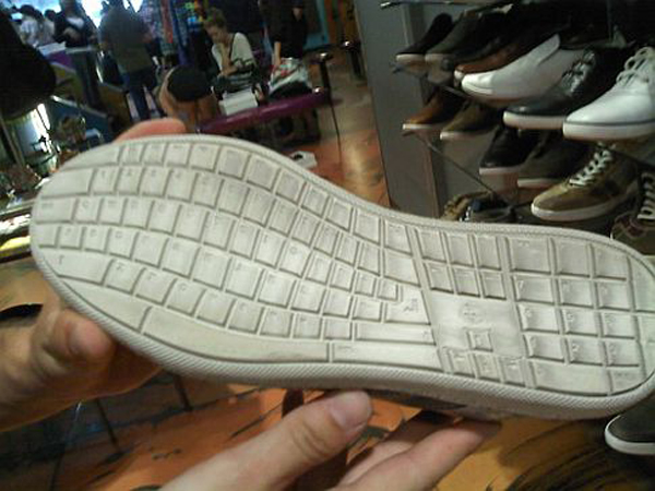 From the Department of Things That Don't Need To Exist: Keyboard Shoes